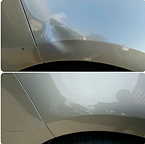 Paintless dent repair — before & after #35