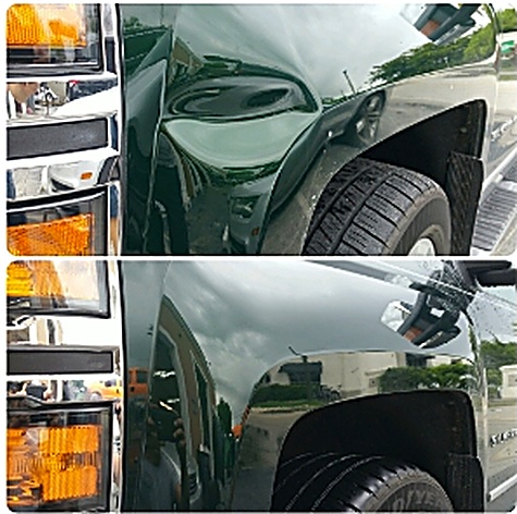 Paintless dent repair — before & after #25