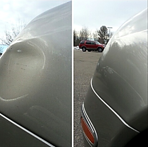 Paintless dent repair — before & after #17