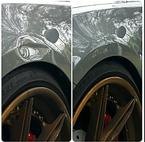 Paintless dent repair — before & after #31