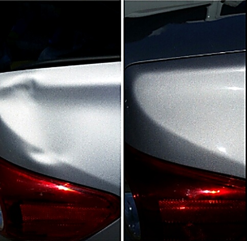 Paintless dent repair — before & after #16
