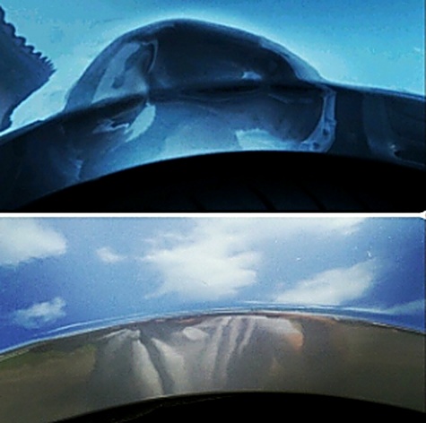 Paintless dent repair — before & after #7