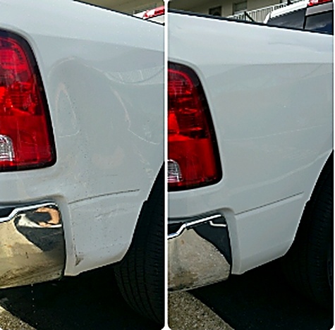 Paintless dent repair — before & after #36